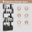 Costway S-Shaped 5-tier Bookcase with Double Doors Cabinet & Open Display Rack 3