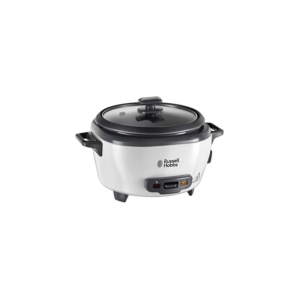 Russell Hobbs 27030 Medium Rice Cooker, Metal, 300 W, 1.2 kilograms, White