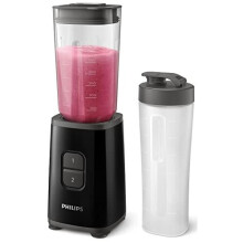 Philips Mini Blender and Smoothie Maker - 350W, 1L Jug, Recipe App, 2 Speeds, Ice Crush (HR2602/91)
