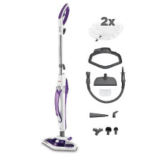 Polti Vaporetto SV440_DOUBLE Steam Mop with Hand Cleaner (UK Version), Vaporforce Brush, Kills and Removes Viruses