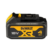 DEWALT DCB182-XJ 18V XR Lithium-Ion Battery, Black/Yellow, 4.0Ah