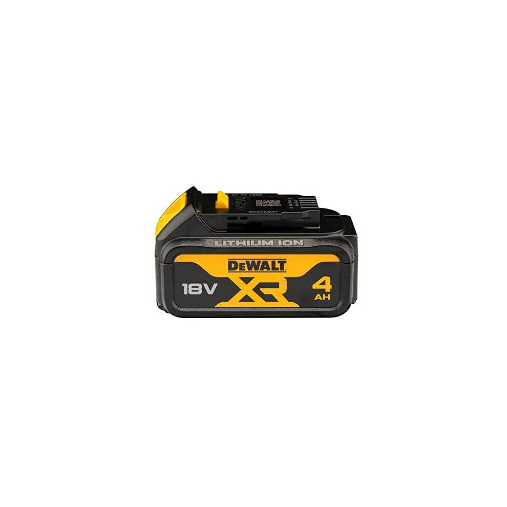 DEWALT DCB182-XJ 18V XR Lithium-Ion Battery, Black/Yellow, 4.0Ah