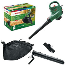Bosch Electric Leaf Blower and Vacuum UniversalGardenTidy 3000 (3000 W, collection bag 50 l, variable speed, for blowing, vacuuming