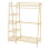 Living And Home Bamboo Bedroom Garment Clothes Rack Coat Hanger 3