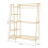 Living And Home Bamboo Bedroom Garment Clothes Rack Coat Hanger 5