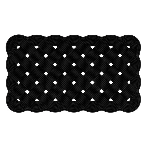 Trellis Rubber Scraper Mat - 40x70cm 1