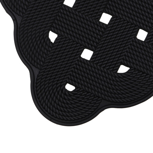 Trellis Rubber Scraper Mat - 40x70cm 2