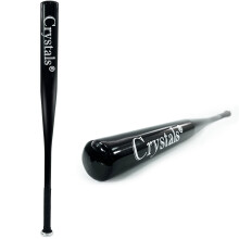 (32" Black) 32/34" Heavy Duty Metal Baseball Bat Rounder Softball Pole Stick Stainless Steel