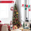 Costway 7FT Half Christmas Tree w/403 Branch Pine Needles & 150 Lights Home 9