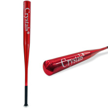 (32" Red) 32/34" Heavy Duty Metal Baseball Bat Rounder Softball Pole Stick Stainless Steel