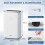 Costway Dehumidifier 20L/Day Versatile 3 Modes & 24H Timer w/ Child Lock Home 2