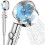 Scale and hard water shower head with hose and filter, (start-stop button) 1