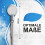 Scale and hard water shower head with hose and filter, (start-stop button) 2