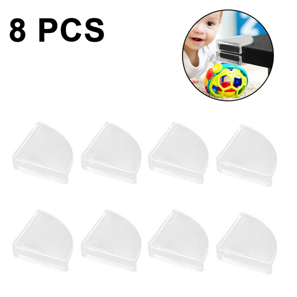 8Pcs Thin Edge Protectors, Corner Protectors, Corner Pads For Baby Safety On Furniture, Thin Tables