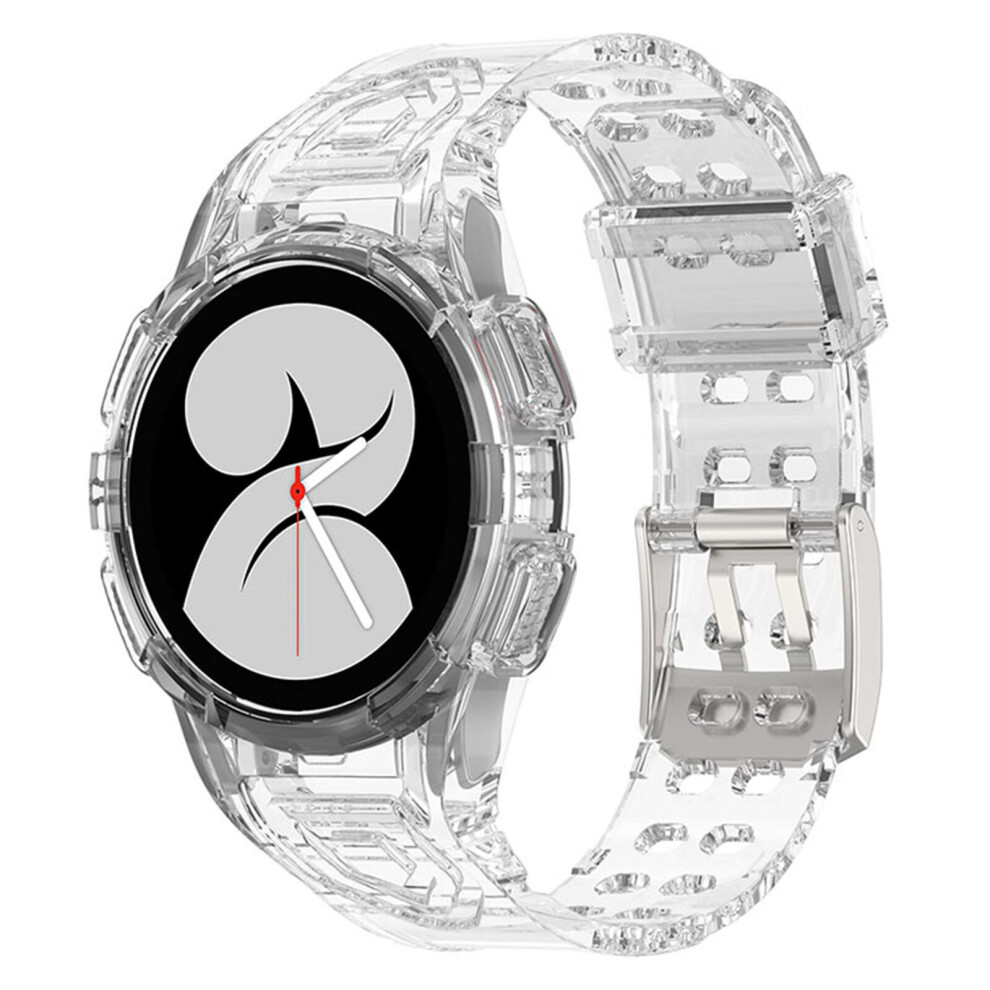 (Transparent White, 40Mm) Tpu Watch Strap Wrist Band Strap For Samsung Galaxy Watch 6 40/44Mm White,Not,Specified 713929766338