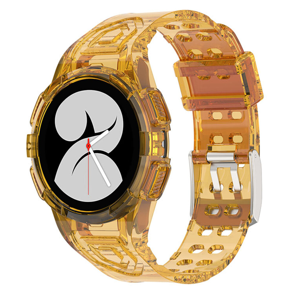 (Transparent Orange, 40Mm) Tpu Watch Strap Wrist Band Strap For Samsung Galaxy Watch 6 40/44Mm Orange,Not,Specified 713929766376