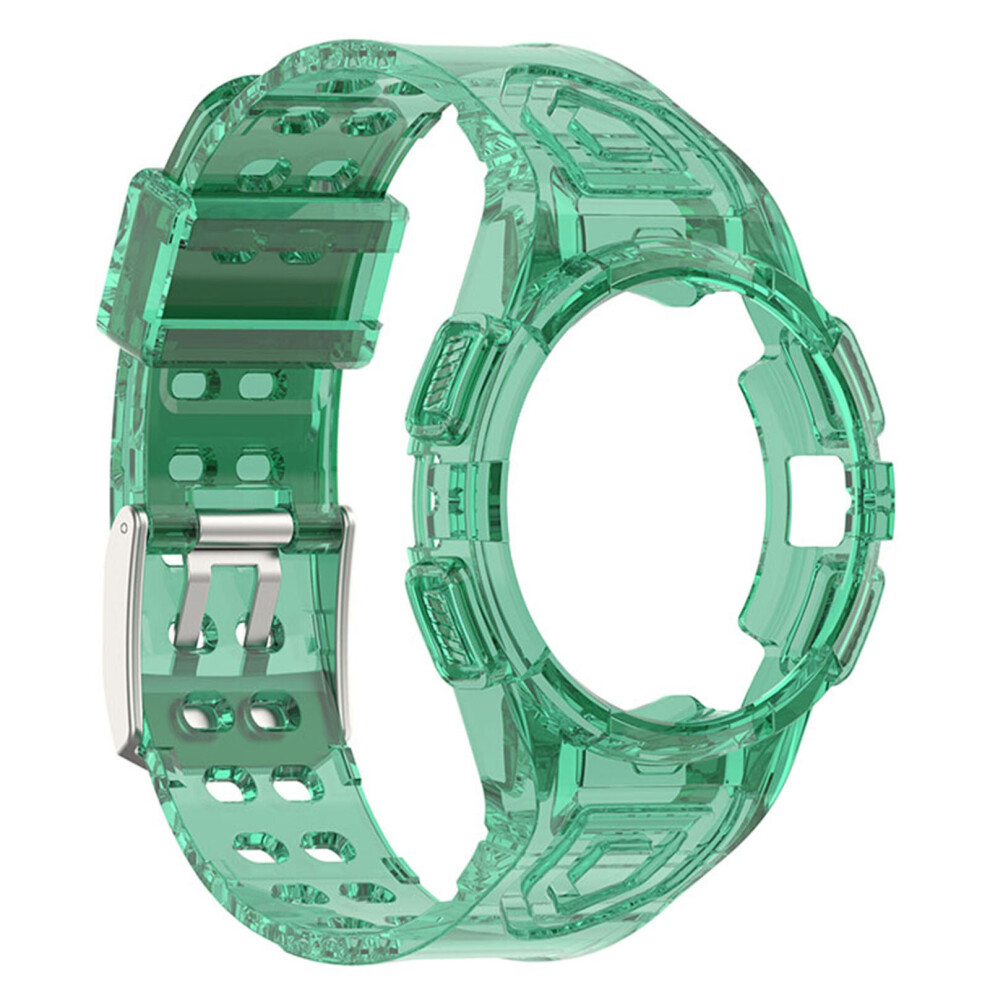 (Transparent Green, 40Mm) Tpu Watch Strap Wrist Band Strap For Samsung Galaxy Watch 6 40/44Mm Green,Not,Specified 713929766437