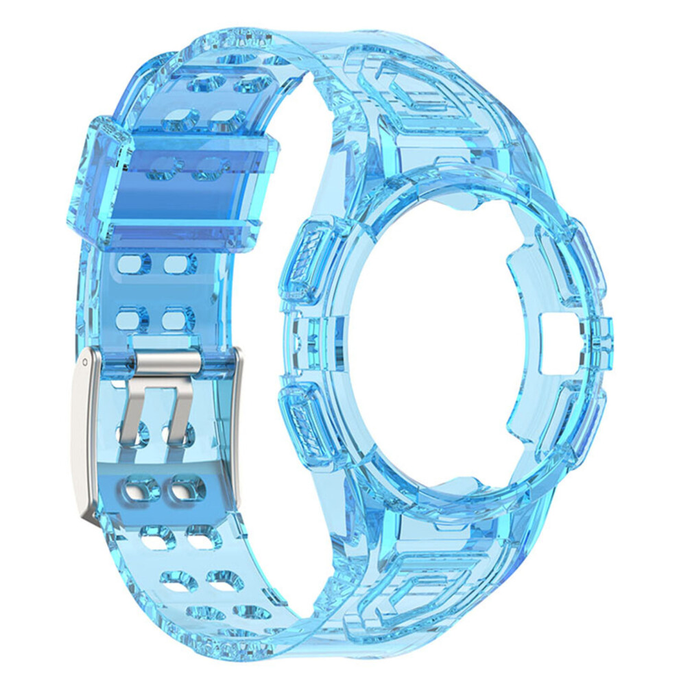 (Transparent Blue, 40Mm) Tpu Watch Strap Wrist Band Strap For Samsung Galaxy Watch 6 40/44Mm Blue,Not,Specified 713929766413