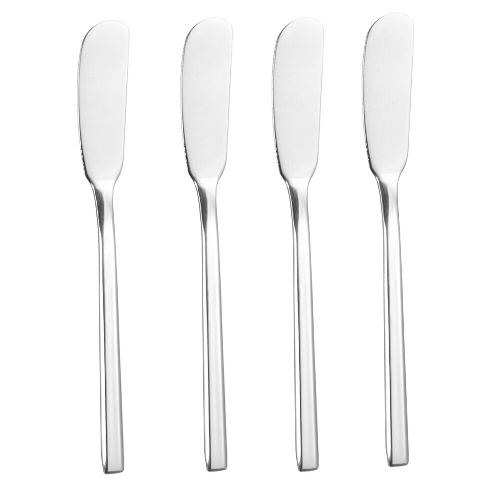 Butter Spreader Stainless Steel Butter Knife Cheese Spreaders for Butter Sandwiches Cheese Breakfast, Set of 4