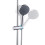 Shower Head Holder Adjustable Shower Bracket, Universal 18-25Mm O.D. Rail Head Bracket Holder 6