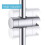 Shower Head Holder Adjustable Shower Bracket, Universal 18-25Mm O.D. Rail Head Bracket Holder 7