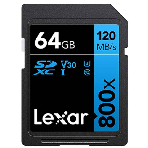 Lexar Lexar High-Performance 800x SDXC UHS-I Card 64GB