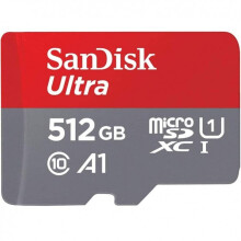 SanDisk Ultra MicroSDXC 512GB A1 UHS-I Class 10 - No Adapter, Up to 150MB/s