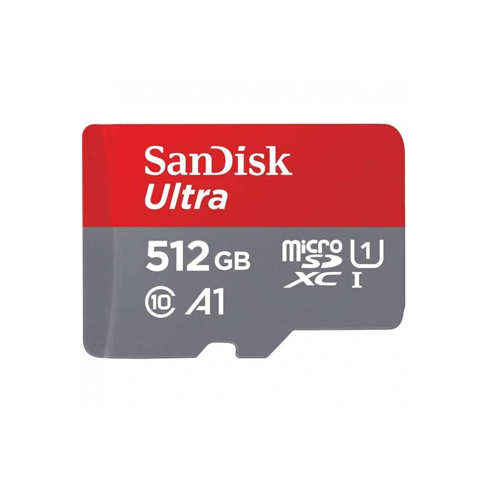 Sandisk Ultra Microsdxc 512Gb A1 Uhs-I Class 10 - No Adapter, Up To 150Mb/S