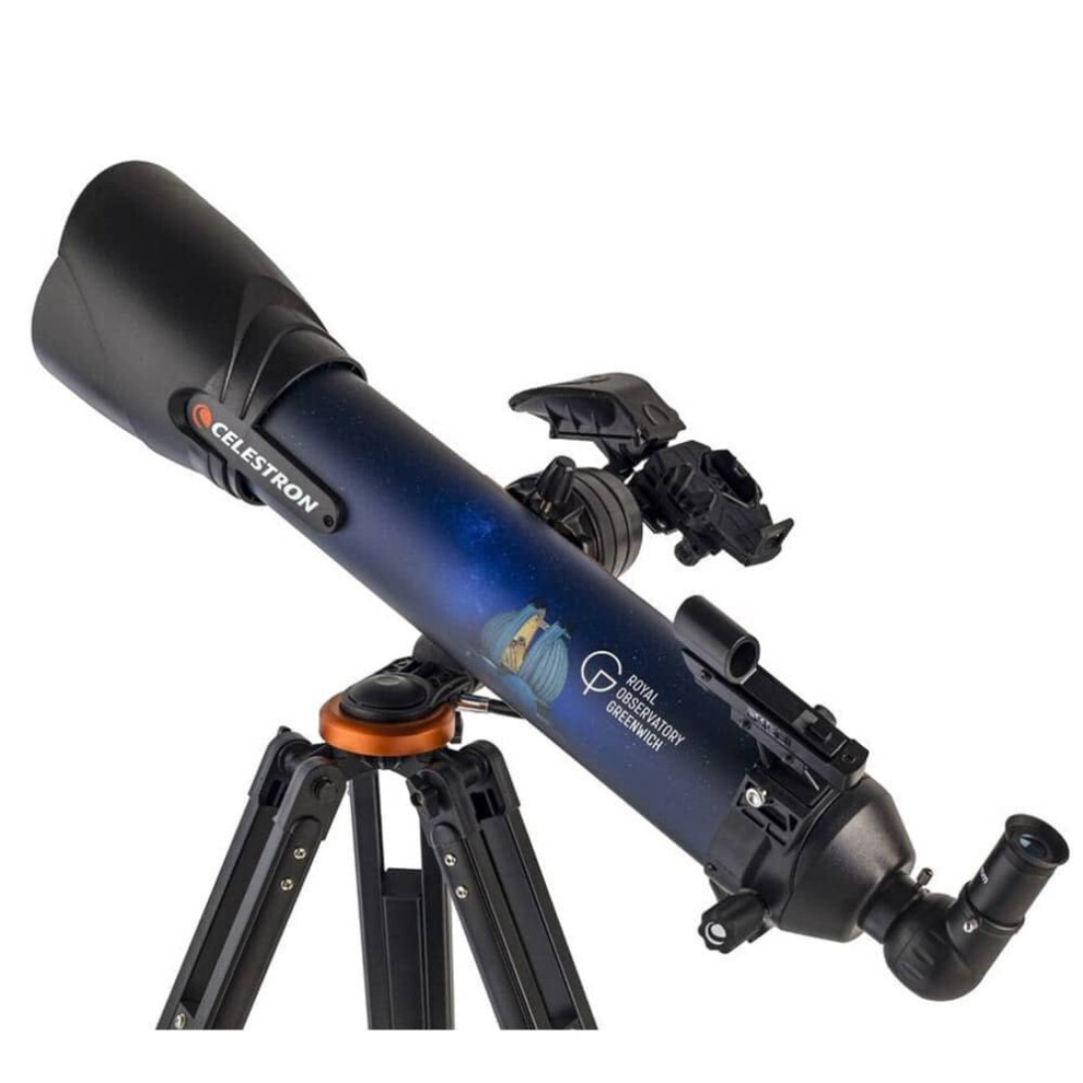 Celestron Royal Observatory Greenwich StarSense Explorer DX 100AZ Smartphone App-Enabled Refractor Telescope