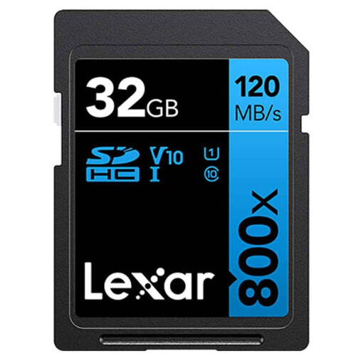 Lexar Lexar High-Performance 800x SDHC-SDXC UHS-I Card 32GB