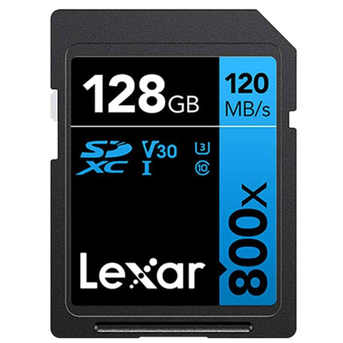 Lexar Lexar High-Performance 800x SDXC UHS-I Card 128GB
