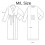 The Organic Company Calm Bathrobe Medium/Large Natural White 9