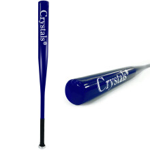 (32" BLUE) 32/34" Heavy Duty Metal Baseball Bat Rounder Softball Pole Stick Stainless Steel