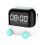 (Blue) FM Radio Bluetooth Speaker Desktop Alarm Clock 1
