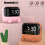 (Blue) FM Radio Bluetooth Speaker Desktop Alarm Clock 4