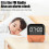 (Blue) FM Radio Bluetooth Speaker Desktop Alarm Clock 5