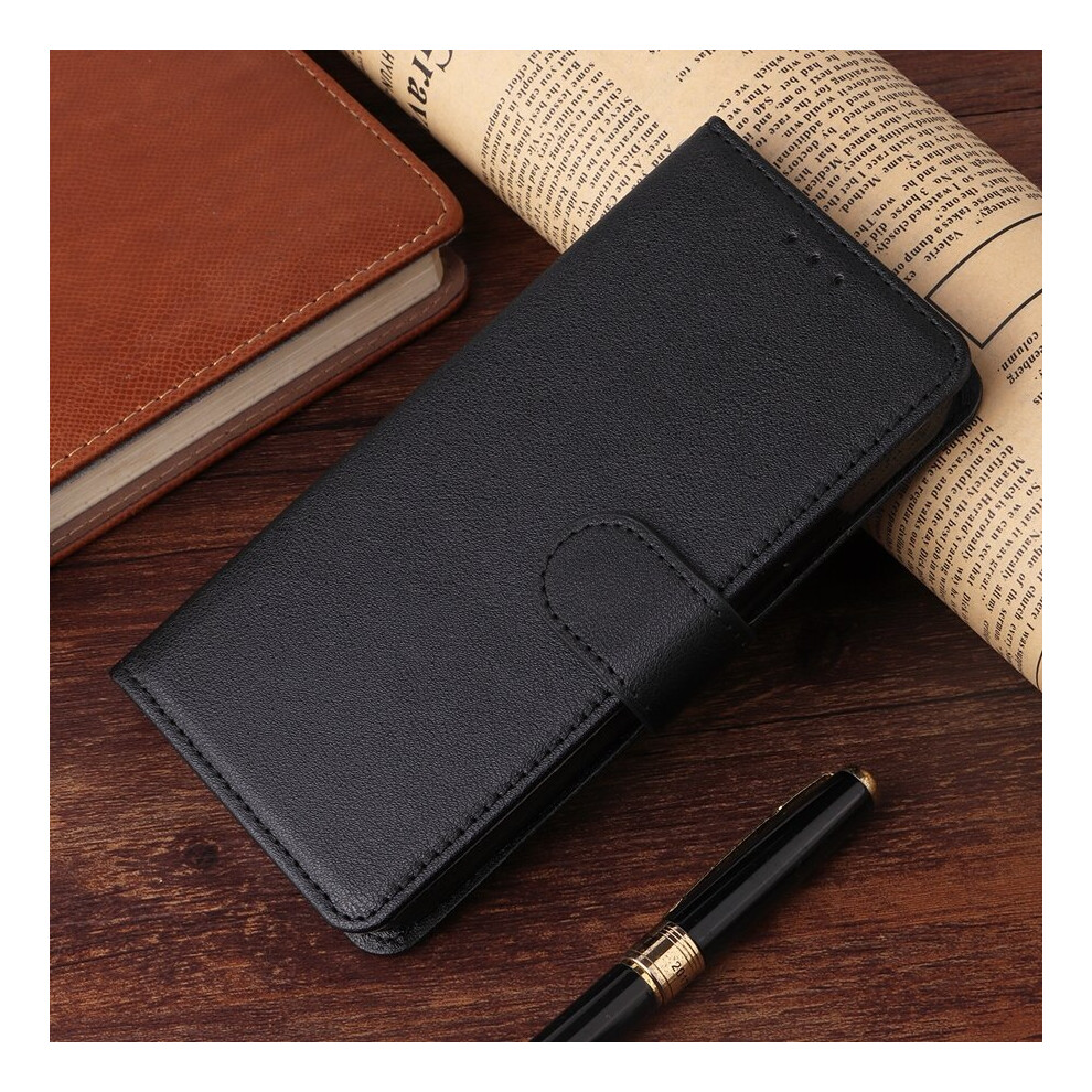 Photos - Case  Wallet Card Holder Magnetic Flip Leather  For iPhone 15 Pro Max 14 13 Mini 12 11 SE  2020 X X 2022(Black, iPhone 15 Pro)