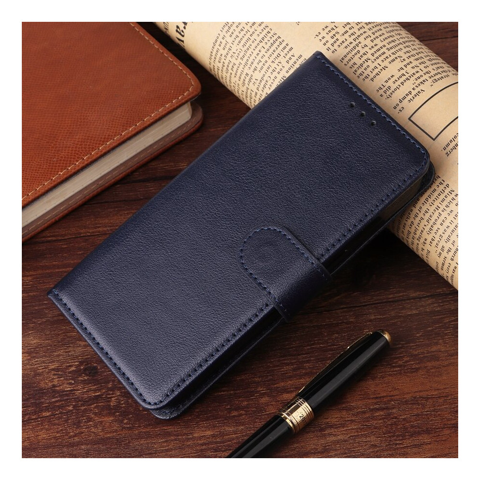 Photos - Case ) Wallet Card Holder Magnetic Flip Leather  For iPhone 15 Pro Max 14 13 Mini 12 11 SE  2020 X XS 2022(Blue, iPhone X (XS)