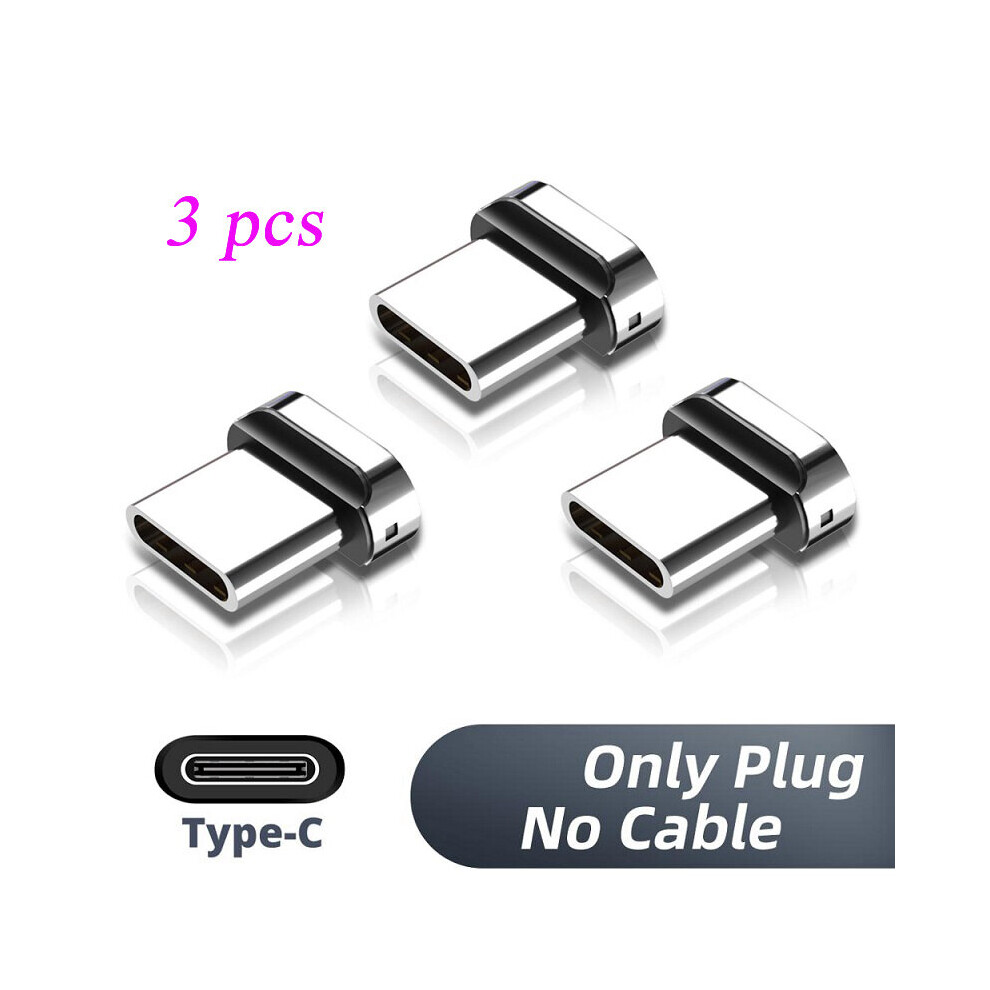 (For Usb C, 1M(3.3Ft)) Magnetic Cable 3A Usb Magnetic Phone Charger Data Cord Usb Type C Cable Magnet Fast Charging Cable Micro Usb Charge Wire 9455118854990