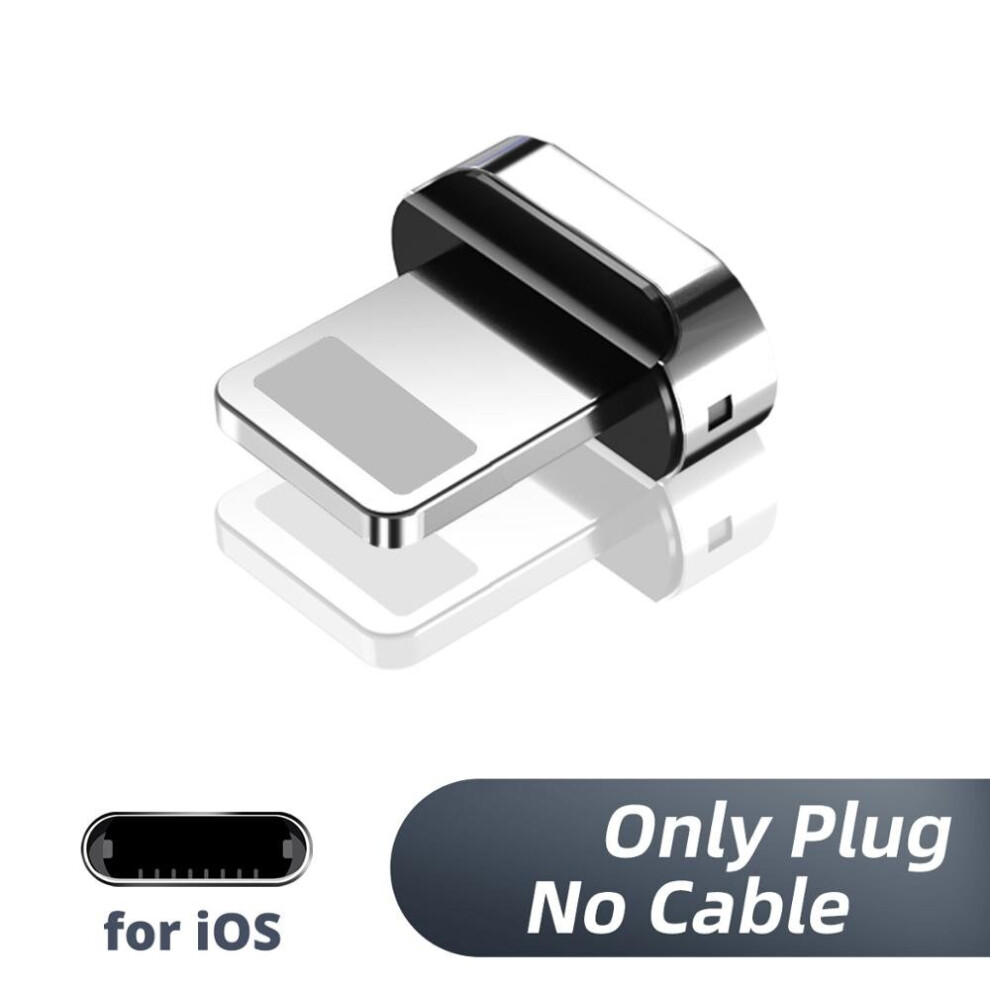(For Ios Plug, 1M(3.3Ft)) Magnetic Cable 3A Usb Magnetic Phone Charger Data Cord Usb Type C Cable Magnet Fast Charging Cable Micro Usb Charge Wire 9455118929407
