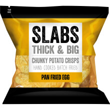 Slabs Pan Fried Egg Thick & Big Chunky Crisps 14 x 80g Packs