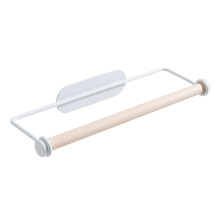 (a-White) Bathroom Toilet Paper Holder Kitchen Roll Holder Wood Toilet Tissue Hanger Towel Storage Shelf Cabinet Rag Rack Wc Accessories