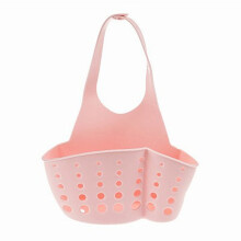(a-S1-pink) Soap Sponge Sink Shelf Racks Reusable Adjustable Baskets for Organizing Kitchen Bathroom Hanging Storage Basket Kitchen Items