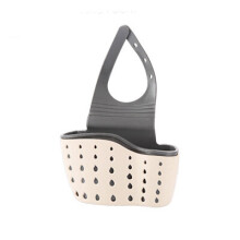 (a-S2-beige) Soap Sponge Sink Shelf Racks Reusable Adjustable Baskets for Organizing Kitchen Bathroom Hanging Storage Basket Kitchen Items