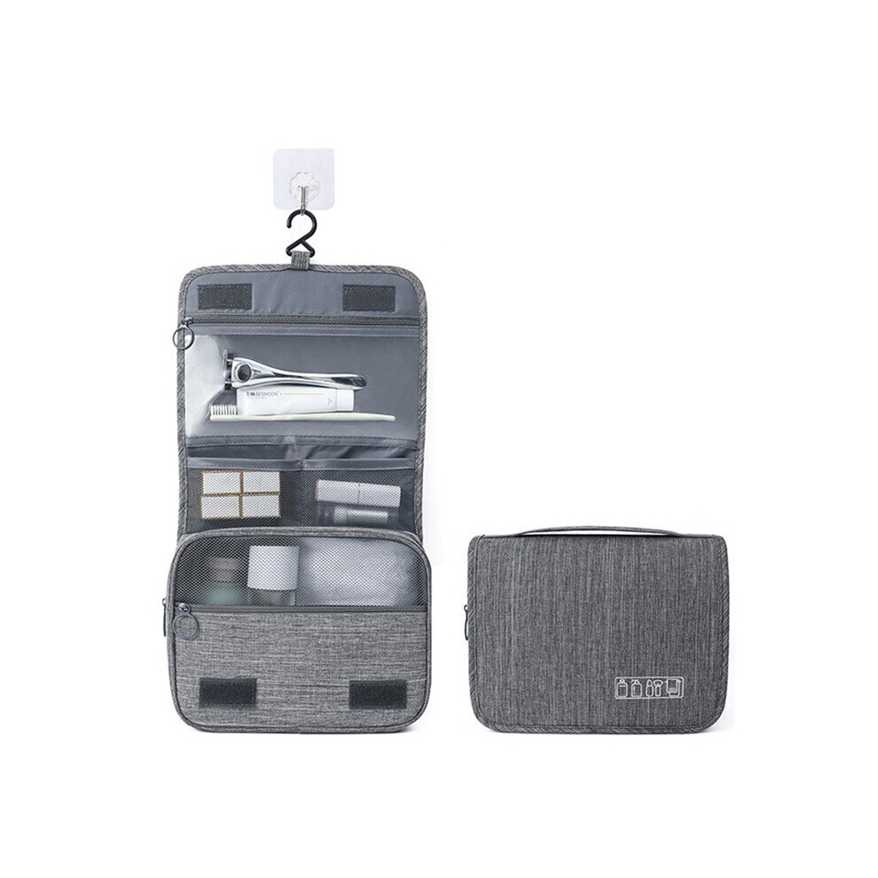 (a-grey) Hanging Travel Big Cosmetic Toiletry Bag Women Men Necessary Make Up Beauty Vanity Cases Organizer Accessory Storage Wash Pouch-image-OPC-PCBXHGH-NEW