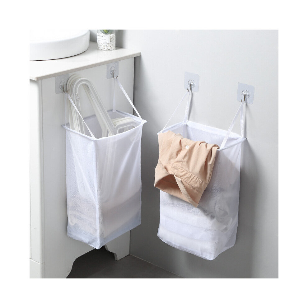 Laundry Organizer Laundry Hamper Folding Clothes Organizer Kids Toys Sorter Organizers Household Hanging Net Bag Laundry Basket