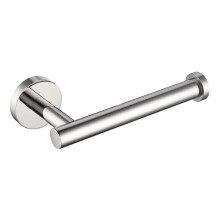 (a-Chrome) ELLEN Toilet Paper Holder SUS304 Stainless Steel, Modern Round Tissue Roll Holders Wall Mount, Toilet Paper Roll Holder EL86