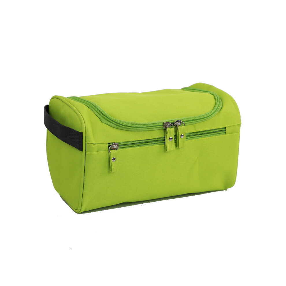 Dechoicelife Green (A-) Men Travel Cosmetic Bag Functional Hanging Zipper Makeup Case Necessaries Organizer Storage Pouch Toiletry Make Up Wash Bag