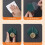 (a-Green) Shell Shaped Wall Hook Towel Hanging Hook For Bathroom Kitchen 6