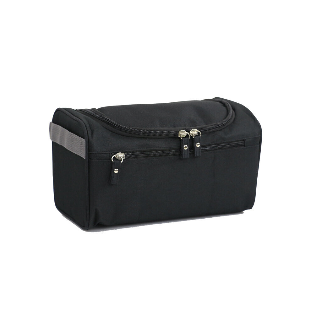Dechoicelife Black (A-) Men Travel Cosmetic Bag Functional Hanging Zipper Makeup Case Necessaries Organizer Storage Pouch Toiletry Make Up Wash Bag